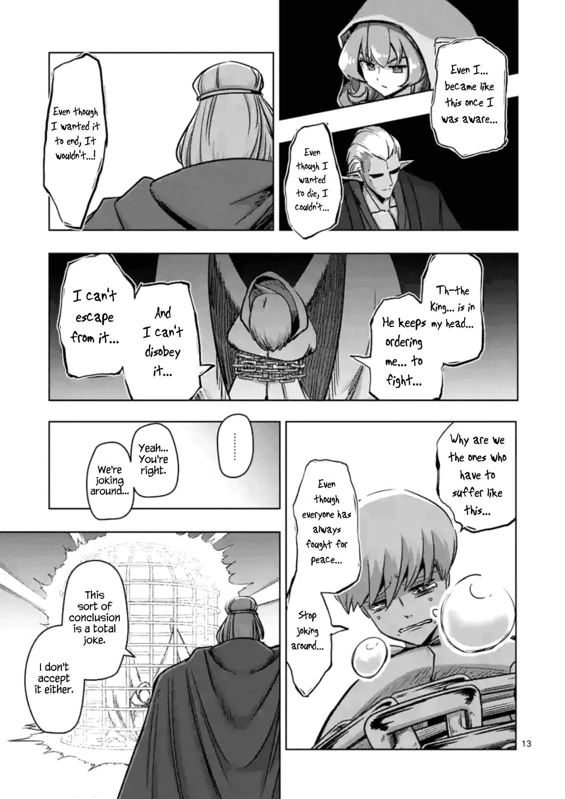Helck Chapter 74.1 page 13 - Chapter 74.1: Rococo's Eyes