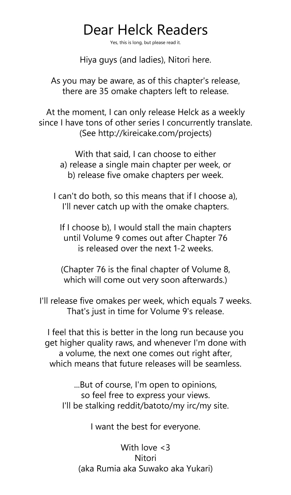 Helck Chapter 75.2 page 1 - Chapter 75.2: Uria the Hero (2)