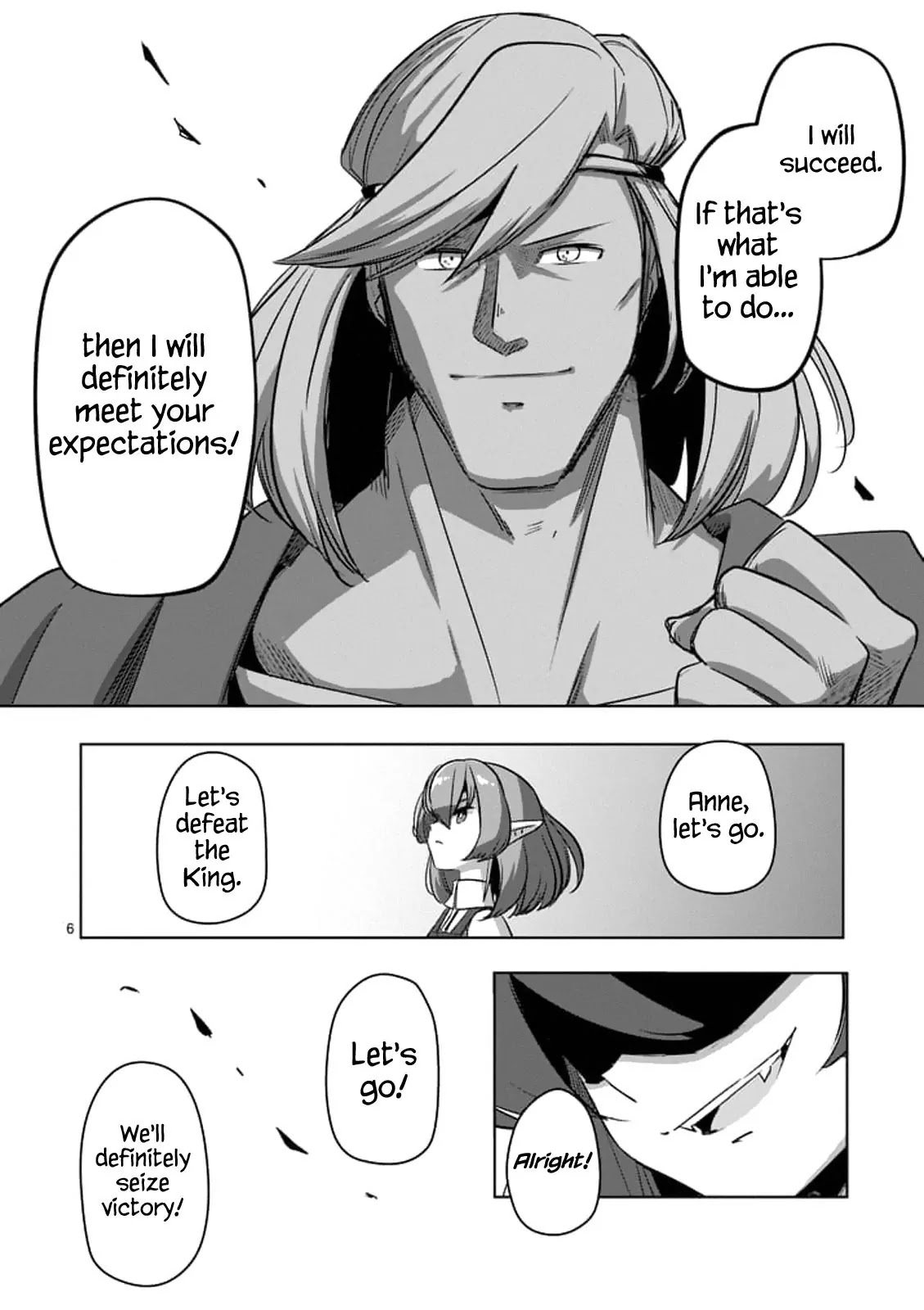 Helck Chapter 76.1 page 6 - Chapter 76.1: The Start of War