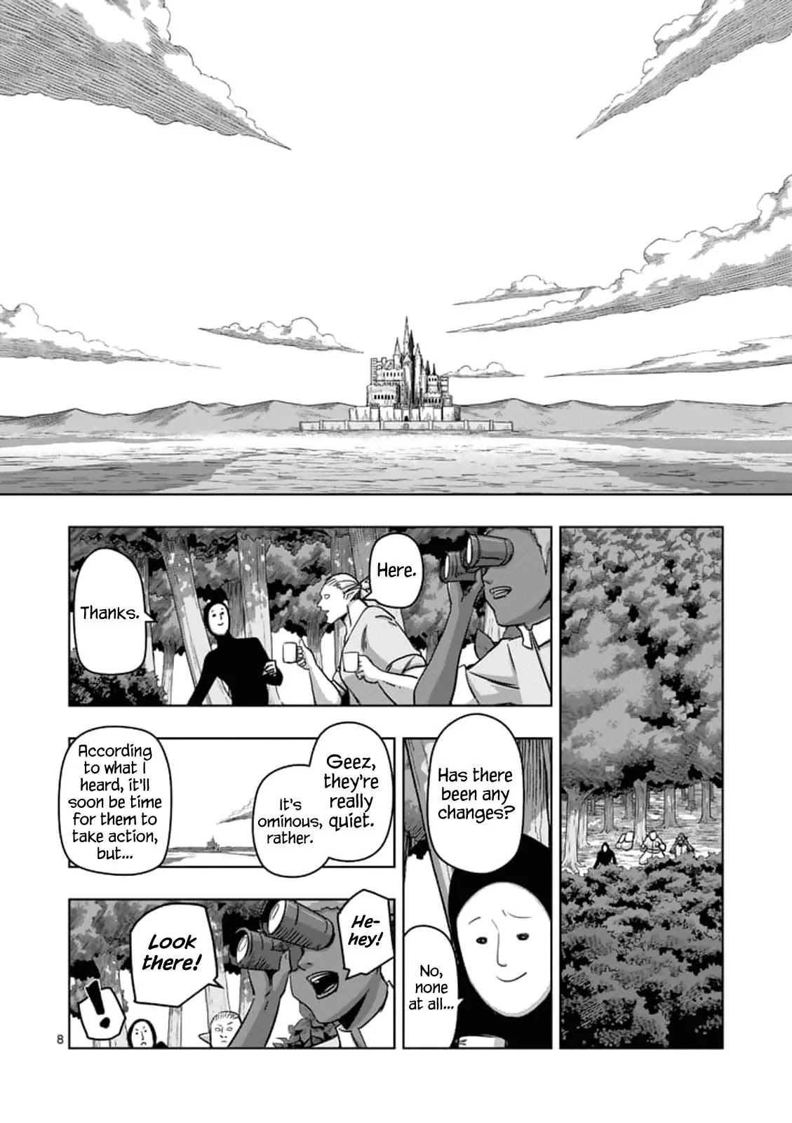 Helck Chapter 76.1 page 8 - Chapter 76.1: The Start of War
