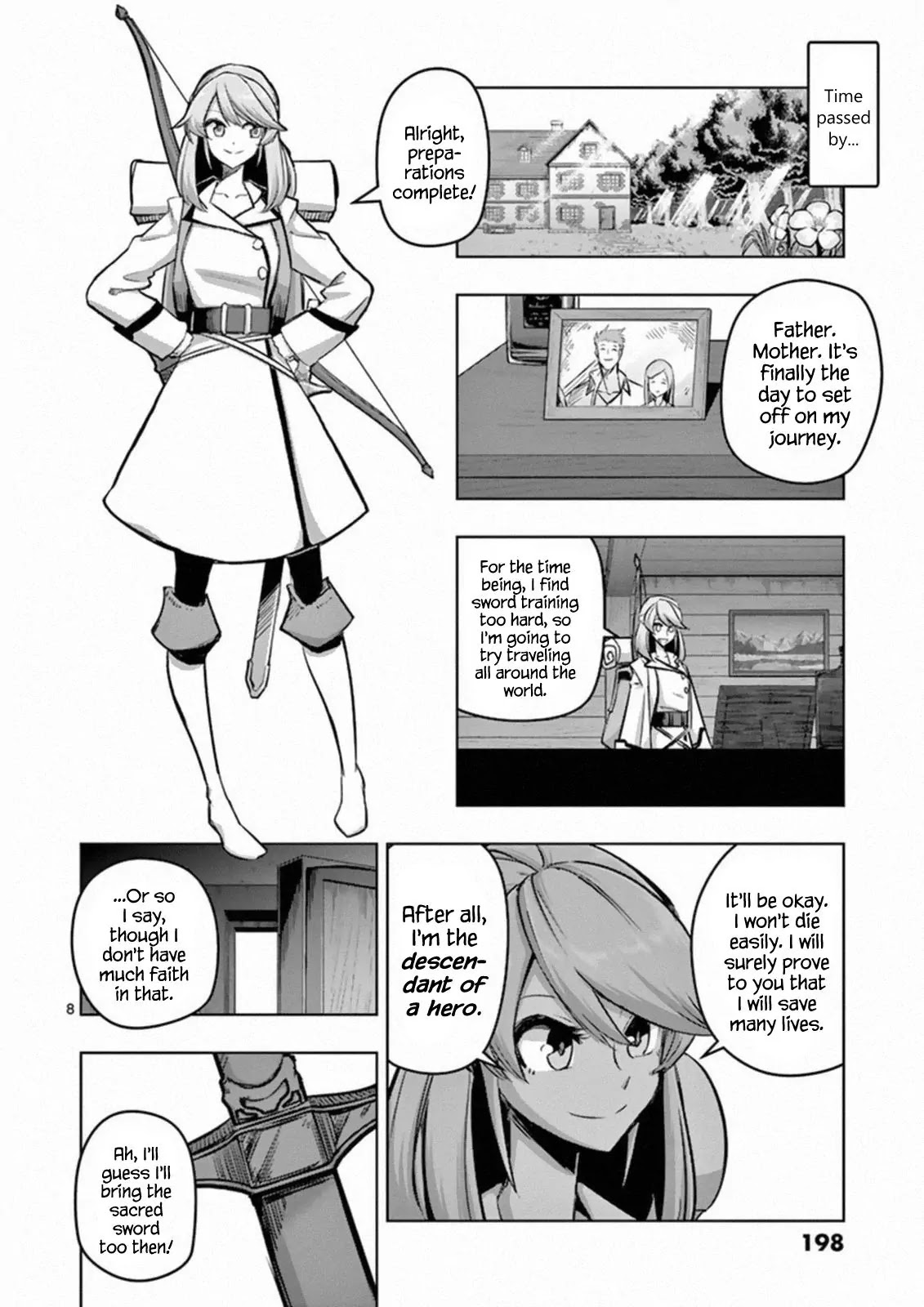 Helck Chapter 76.5 page 5 - Chapter 76.5: Volume 8 Omake: The Legend of the Cursed Sword