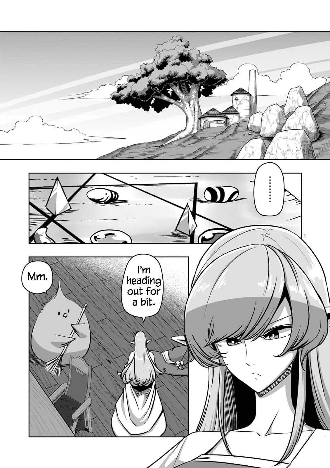Helck Chapter 77.1 page 1 - Chapter 77.1: The Human Castle