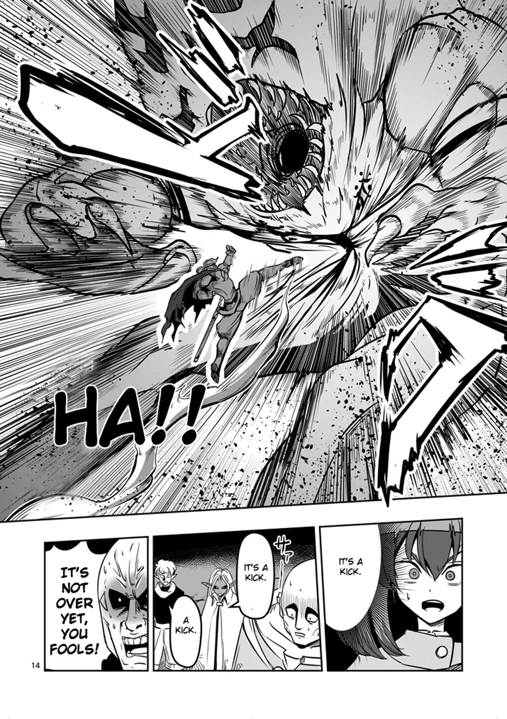 Helck Chapter 8 page 14 - Chapter 8: Abandoned Underground Passage
