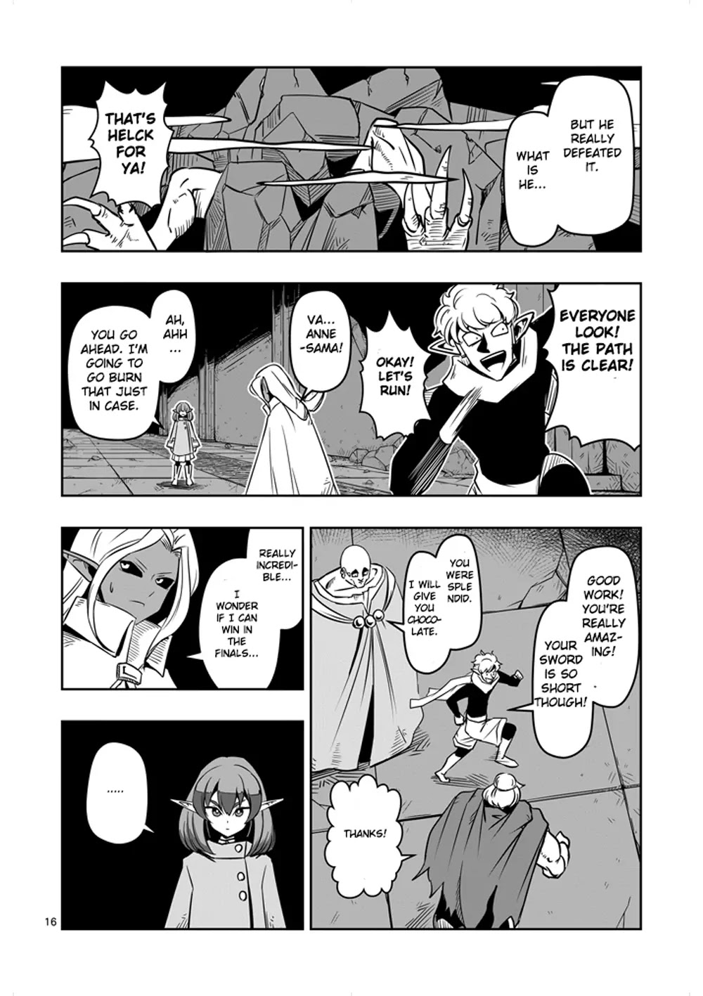 Helck Chapter 8 page 16 - Chapter 8: Abandoned Underground Passage