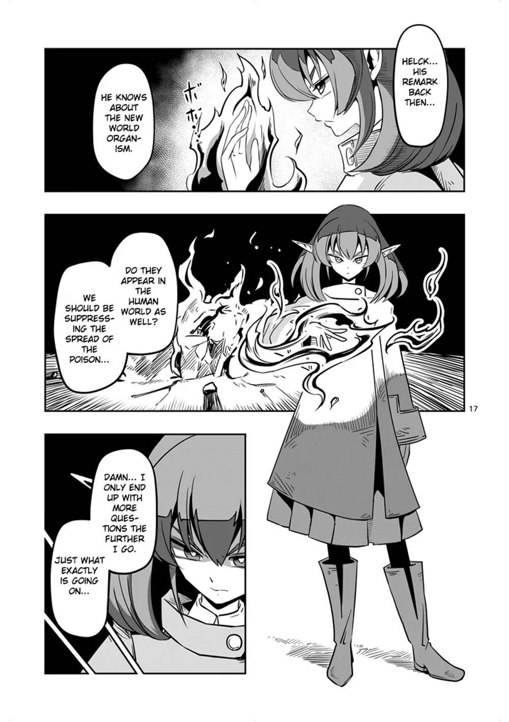 Helck Chapter 8 page 17 - Chapter 8: Abandoned Underground Passage