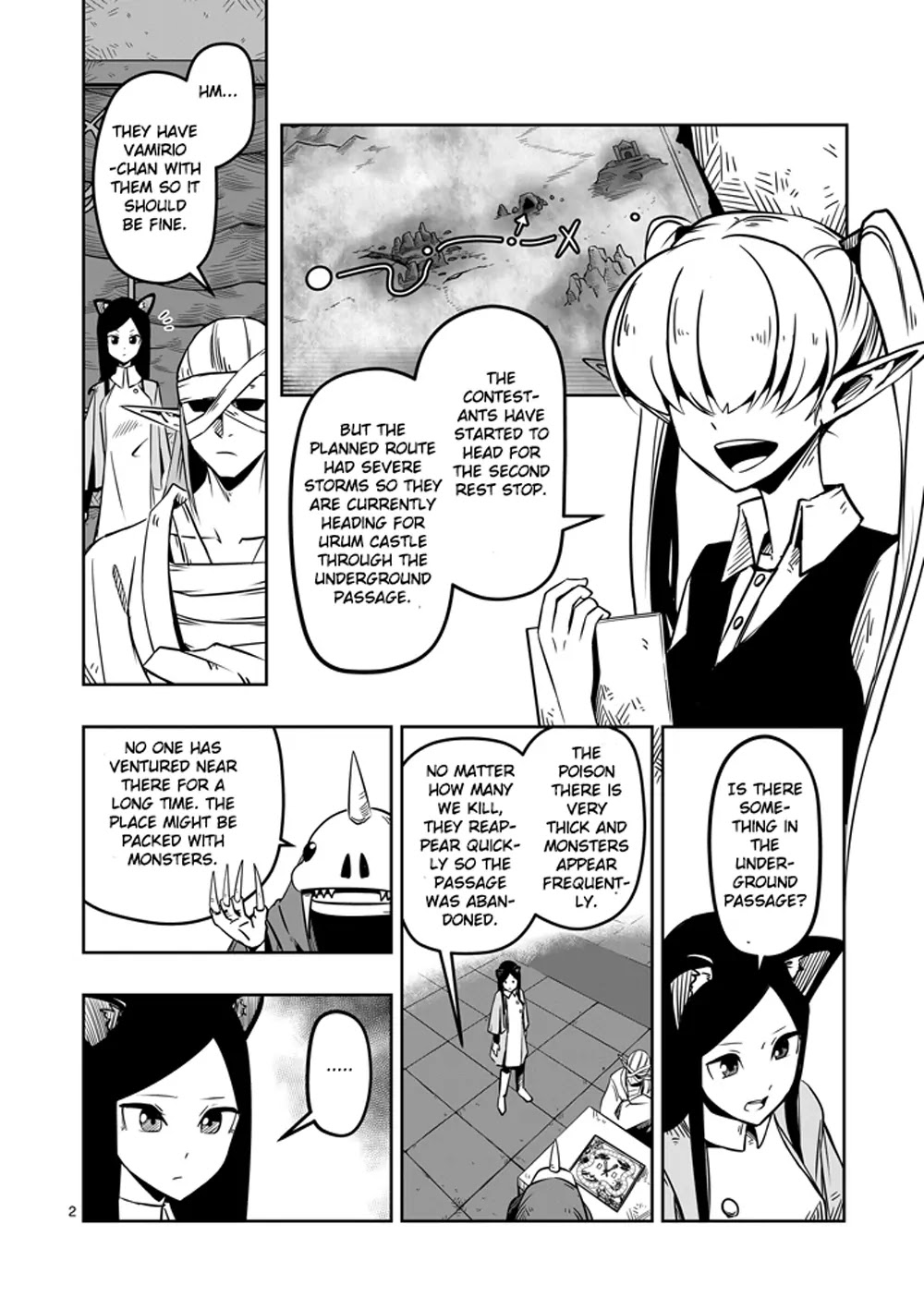 Helck Chapter 8 page 2 - Chapter 8: Abandoned Underground Passage
