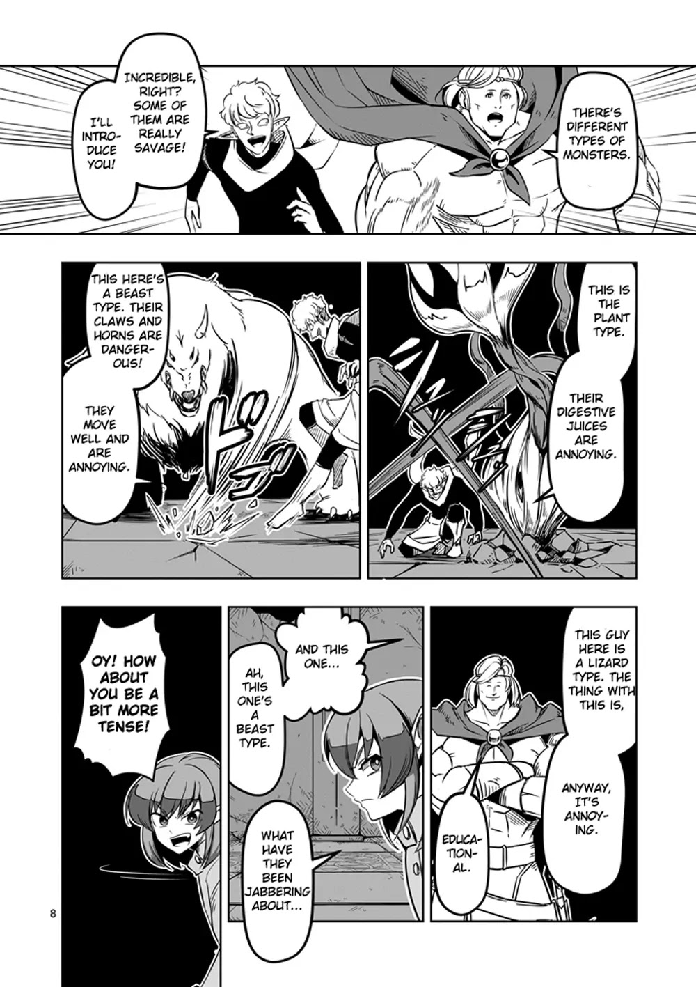 Helck Chapter 8 page 8 - Chapter 8: Abandoned Underground Passage