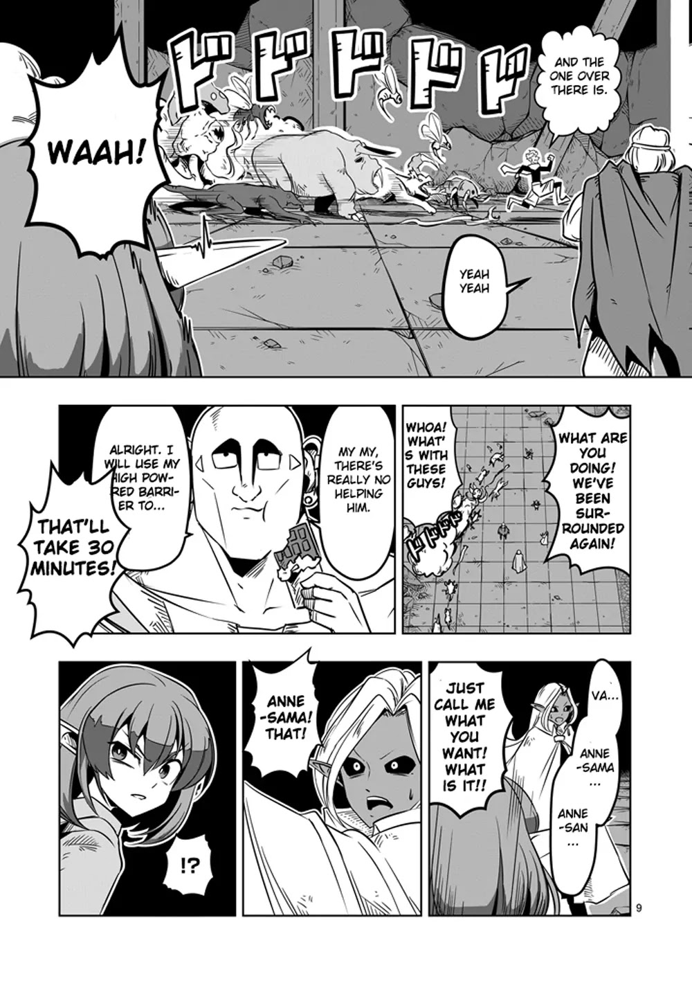 Helck Chapter 8 page 9 - Chapter 8: Abandoned Underground Passage