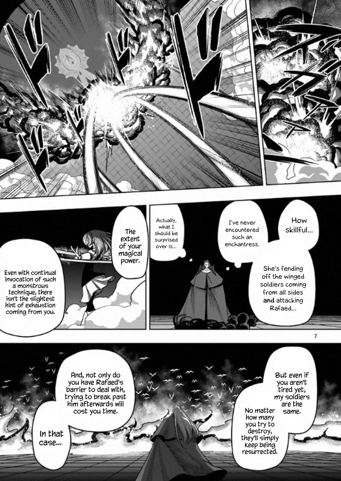Helck Chapter 85 page 7 - Chapter 85: The Inferno Enchantress