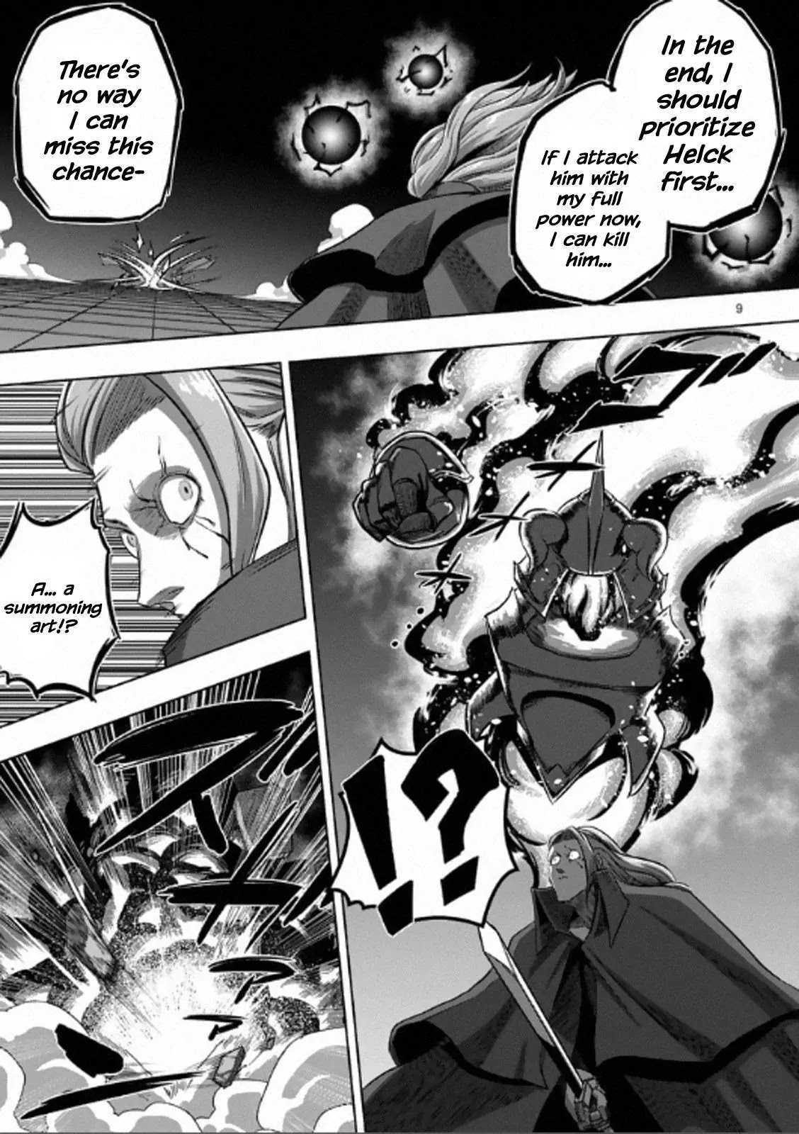 Helck Chapter 85 page 9 - Chapter 85: The Inferno Enchantress
