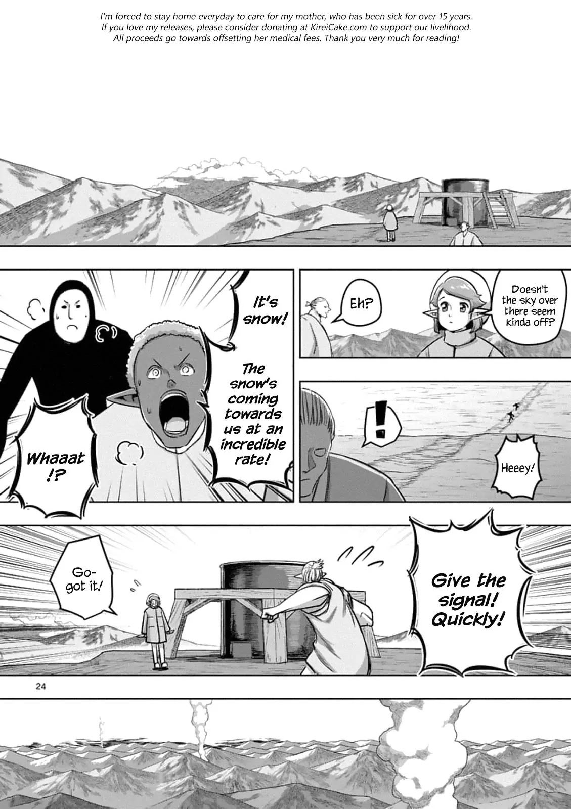 Helck Chapter 86.2 page 6 - Chapter 86.2: The Grand Tower of the West and the Snow (2)