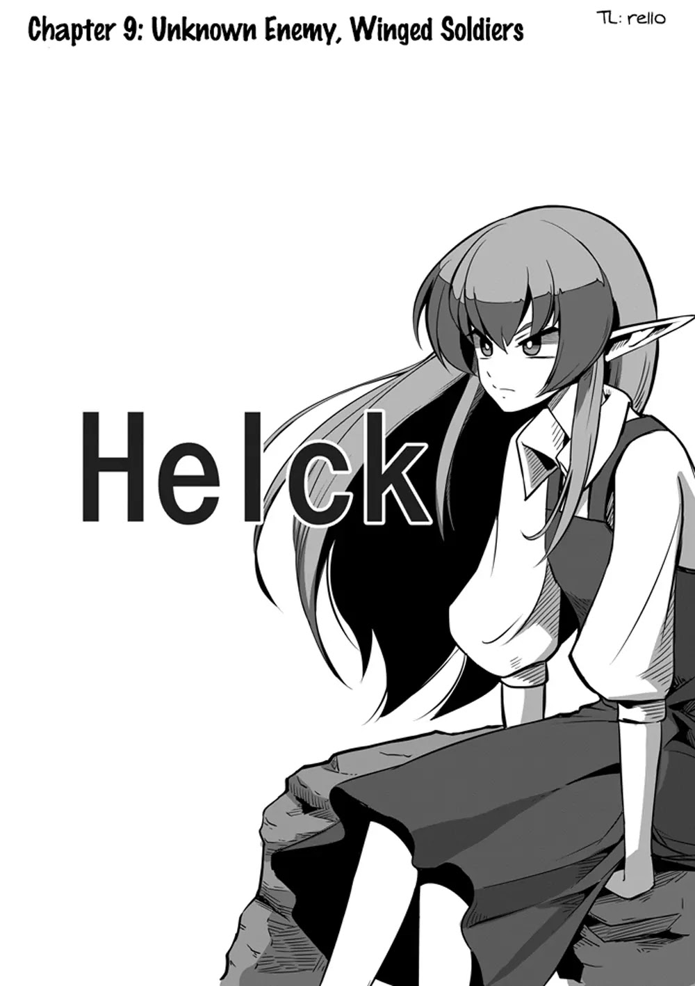 Helck Chapter 9 page 1 - Chapter 9: Unknown Enemy, Winged Soldiers