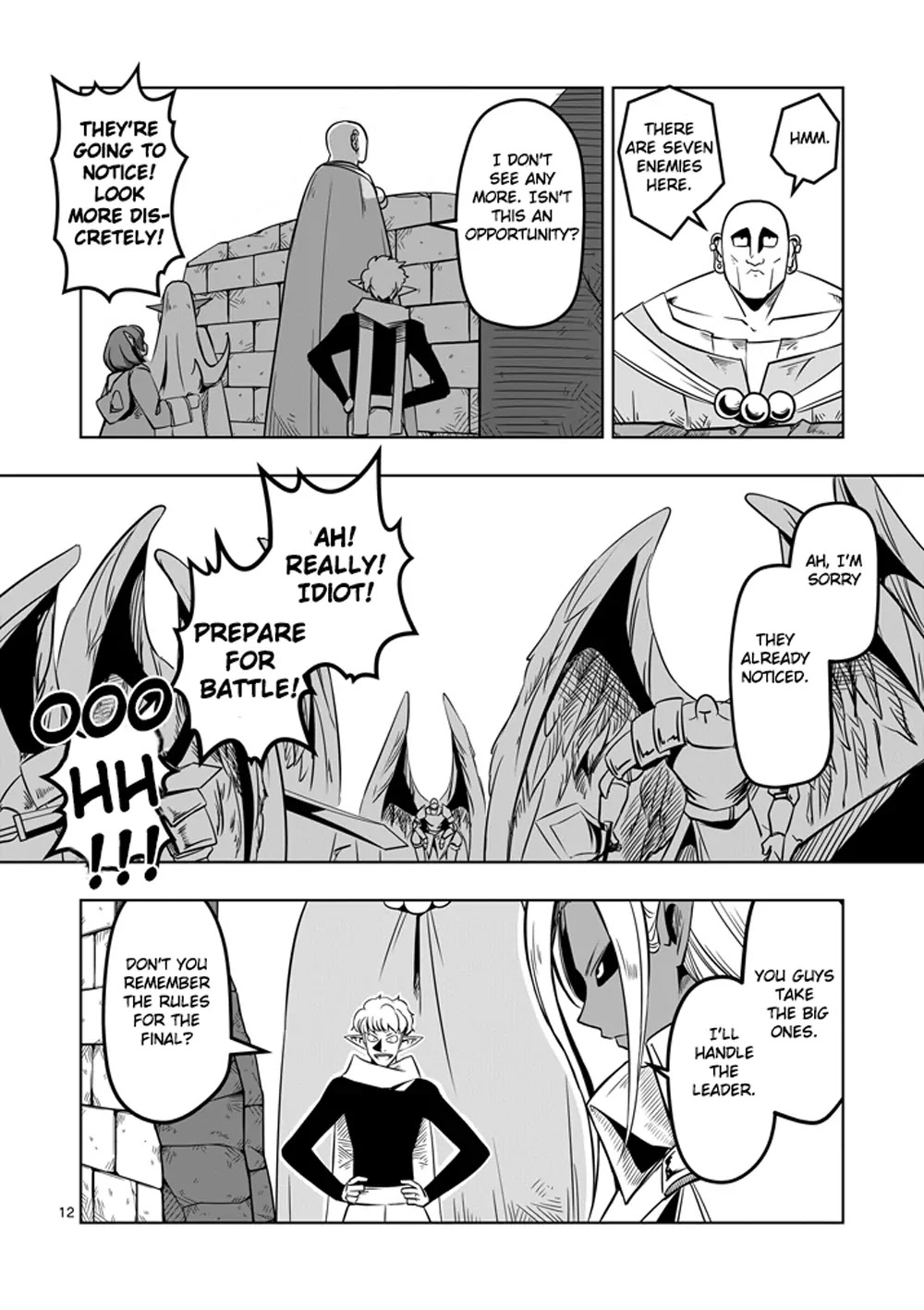 Helck Chapter 9 page 12 - Chapter 9: Unknown Enemy, Winged Soldiers