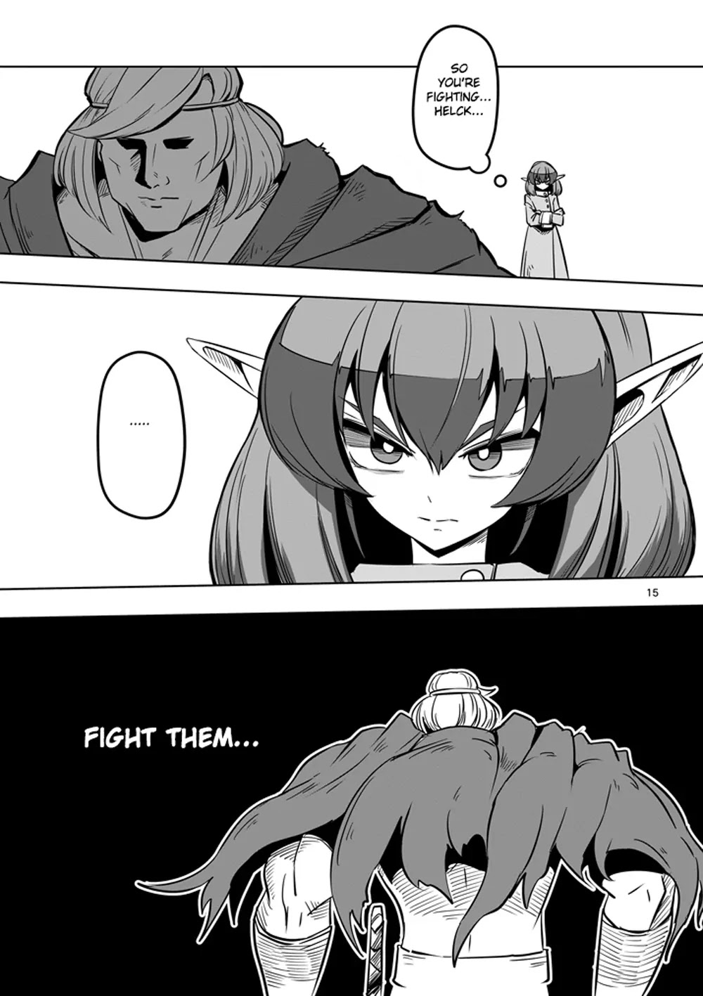 Helck Chapter 9 page 15 - Chapter 9: Unknown Enemy, Winged Soldiers