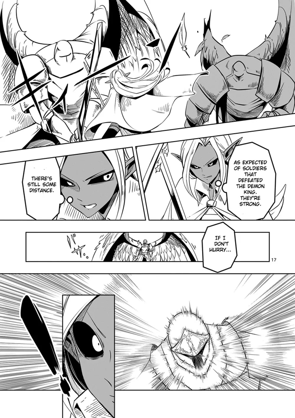 Helck Chapter 9 page 17 - Chapter 9: Unknown Enemy, Winged Soldiers