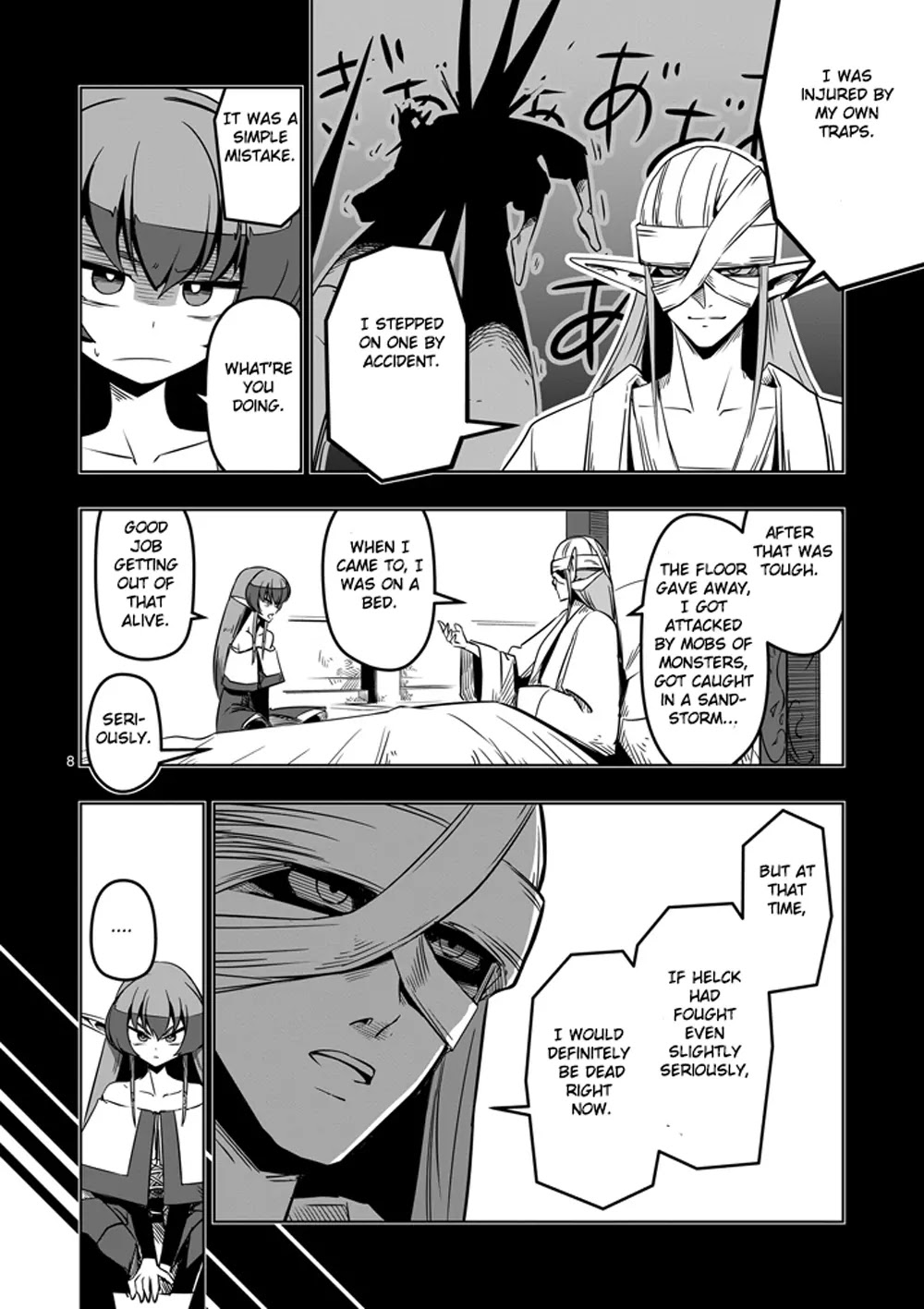 Helck Chapter 9 page 8 - Chapter 9: Unknown Enemy, Winged Soldiers