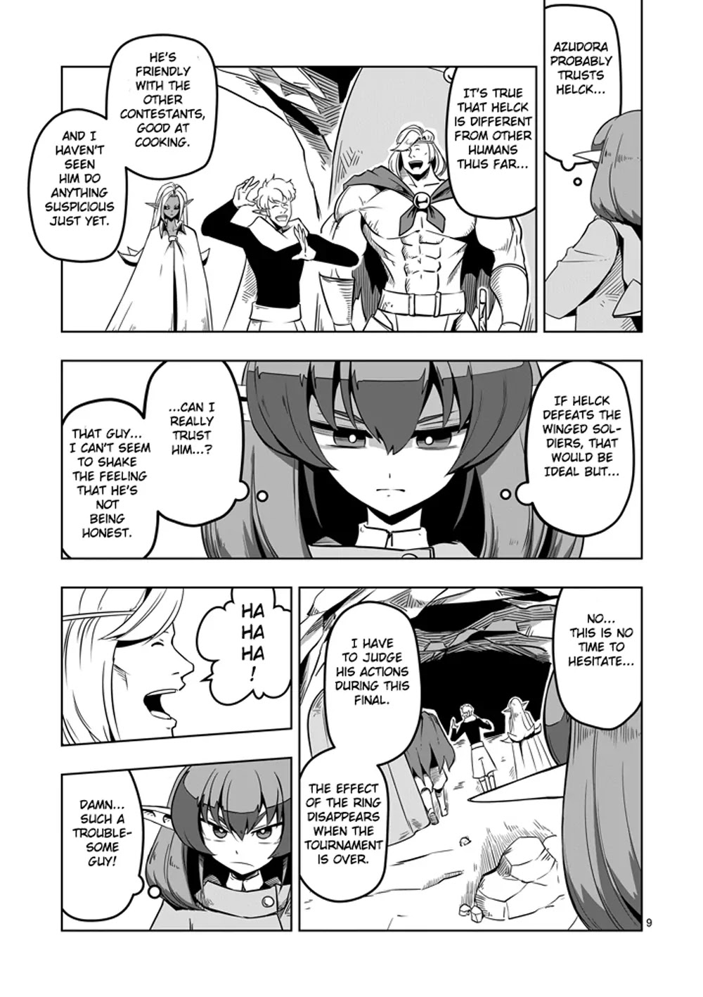 Helck Chapter 9 page 9 - Chapter 9: Unknown Enemy, Winged Soldiers