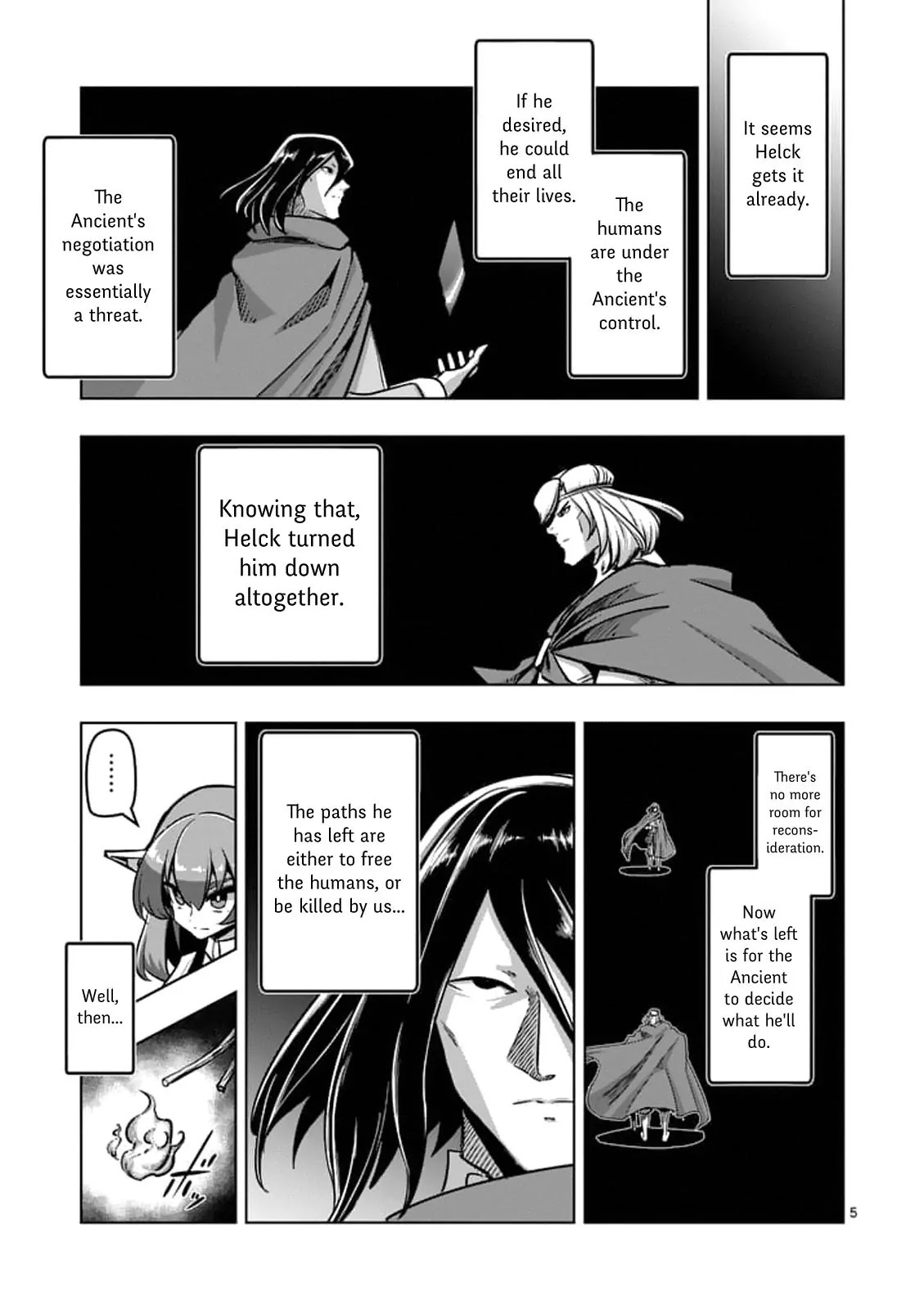 Helck Chapter 90 page 5 - Chapter 90: The Existence of Hope and Despair