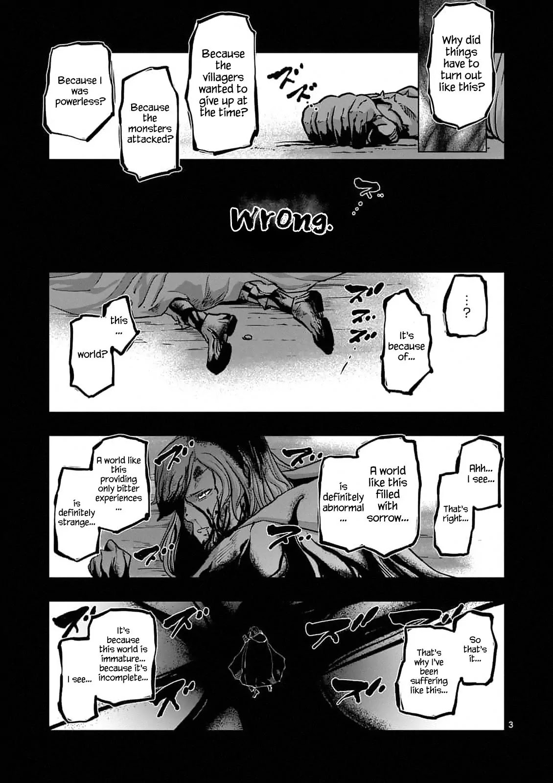 Helck Chapter 91.1 page 3 - Chapter 91.1: Those in Contact with the Will of the World