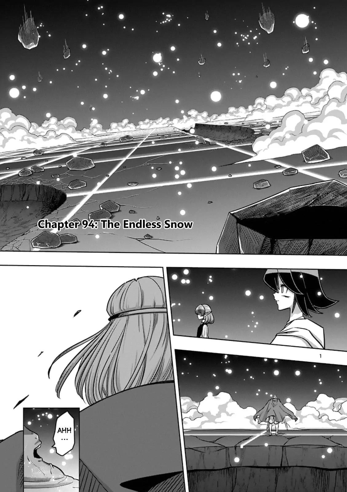 Helck Chapter 94.1 page 1 - Chapter 94.1: The Endless Snow