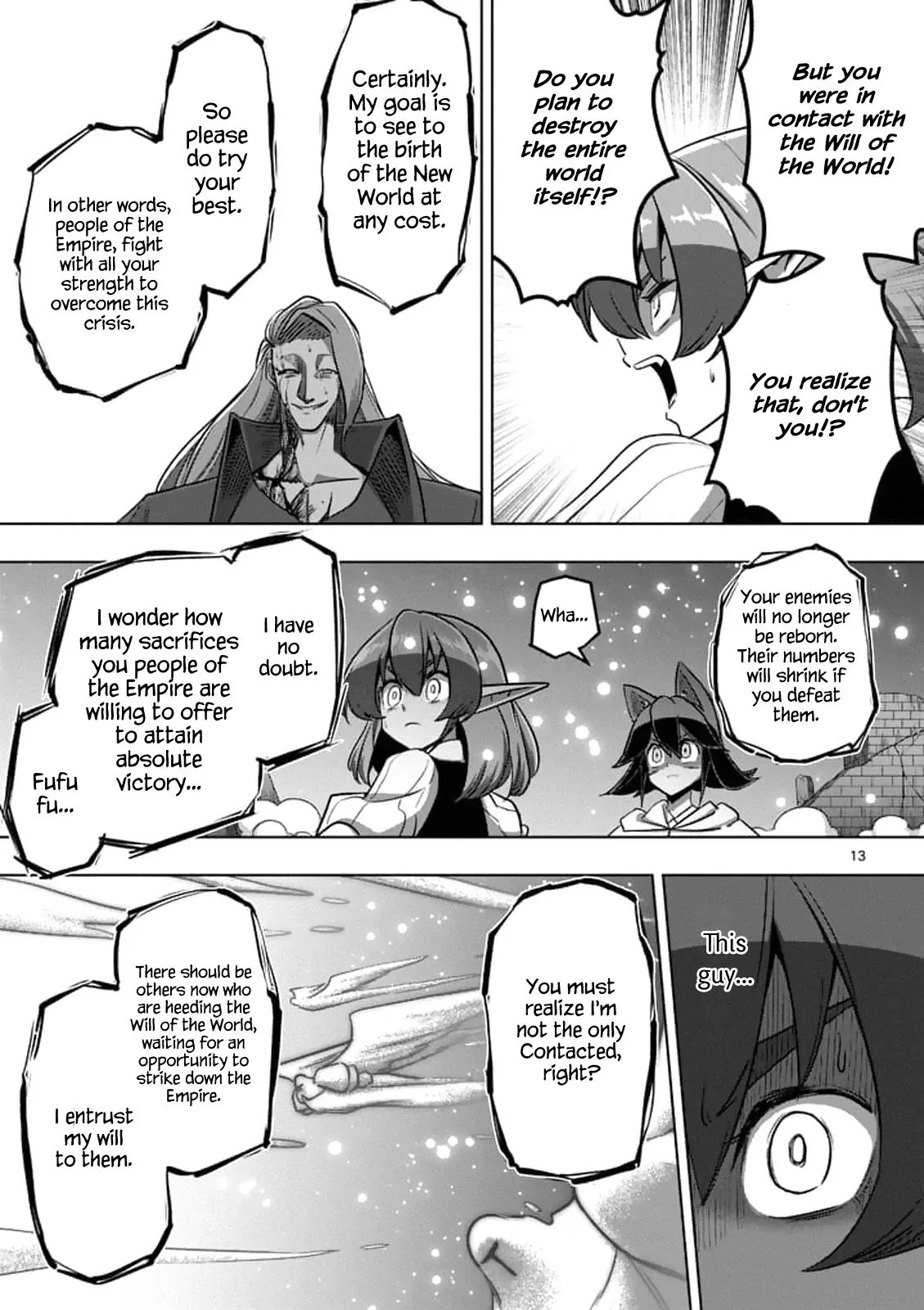 Helck Chapter 95.1 page 13 - Chapter 95.1: Forbidden Spell