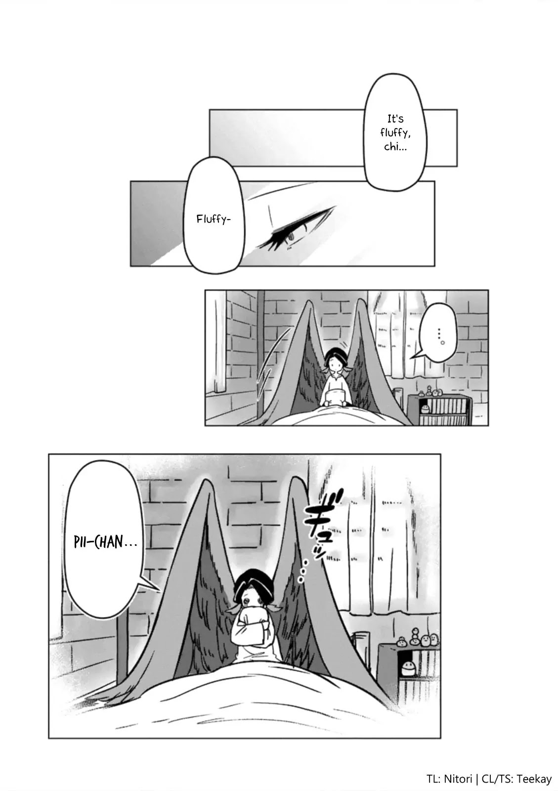 Helck Chapter 95.5 page 2 - Chapter 95.5 Omake: Fluffy Piwi