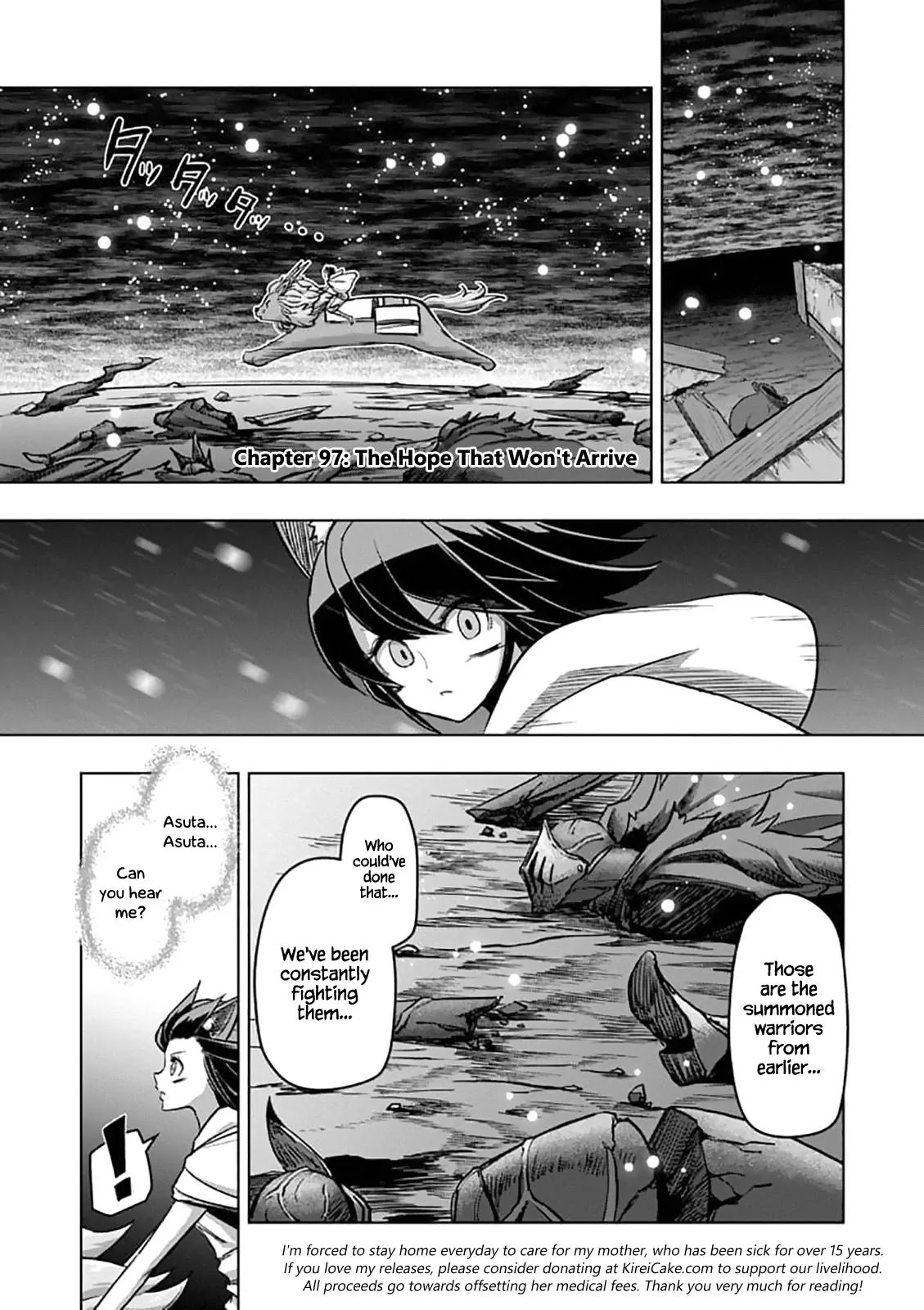 Helck Chapter 97.1 page 1 - Chapter 97.1: The Hope That Won't Arrive (1)