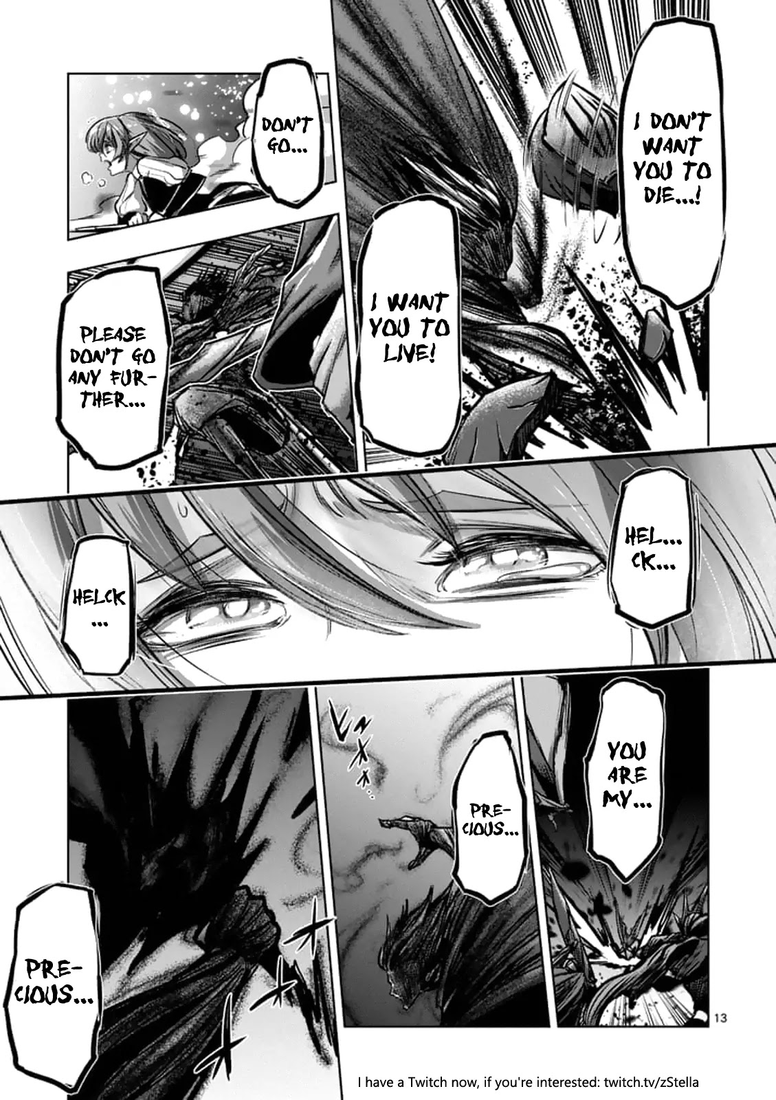 Helck Chapter 99 page 13 - Chapter 99: My Precious Friend