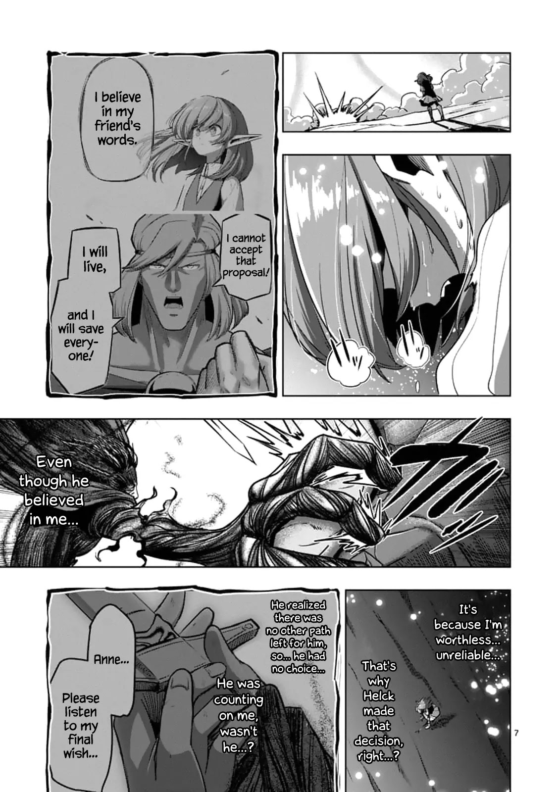 Helck Chapter 99 page 7 - Chapter 99: My Precious Friend