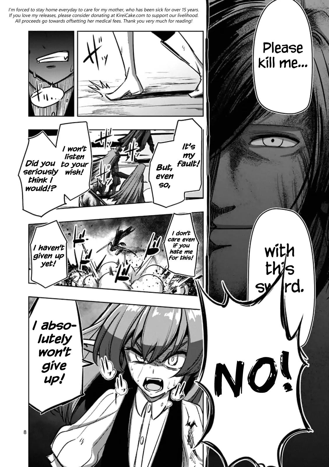 Helck Chapter 99 page 8 - Chapter 99: My Precious Friend