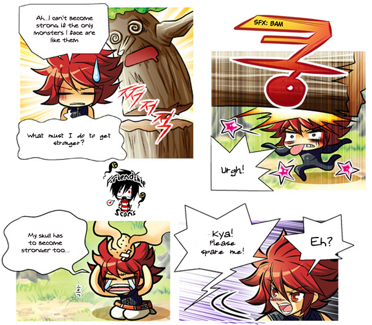 Helios Chronicles Chapter 1.2 page 7 - Chapter 1 v2 : L's Story - The Legend of the Sheath Knight (Part 1)
