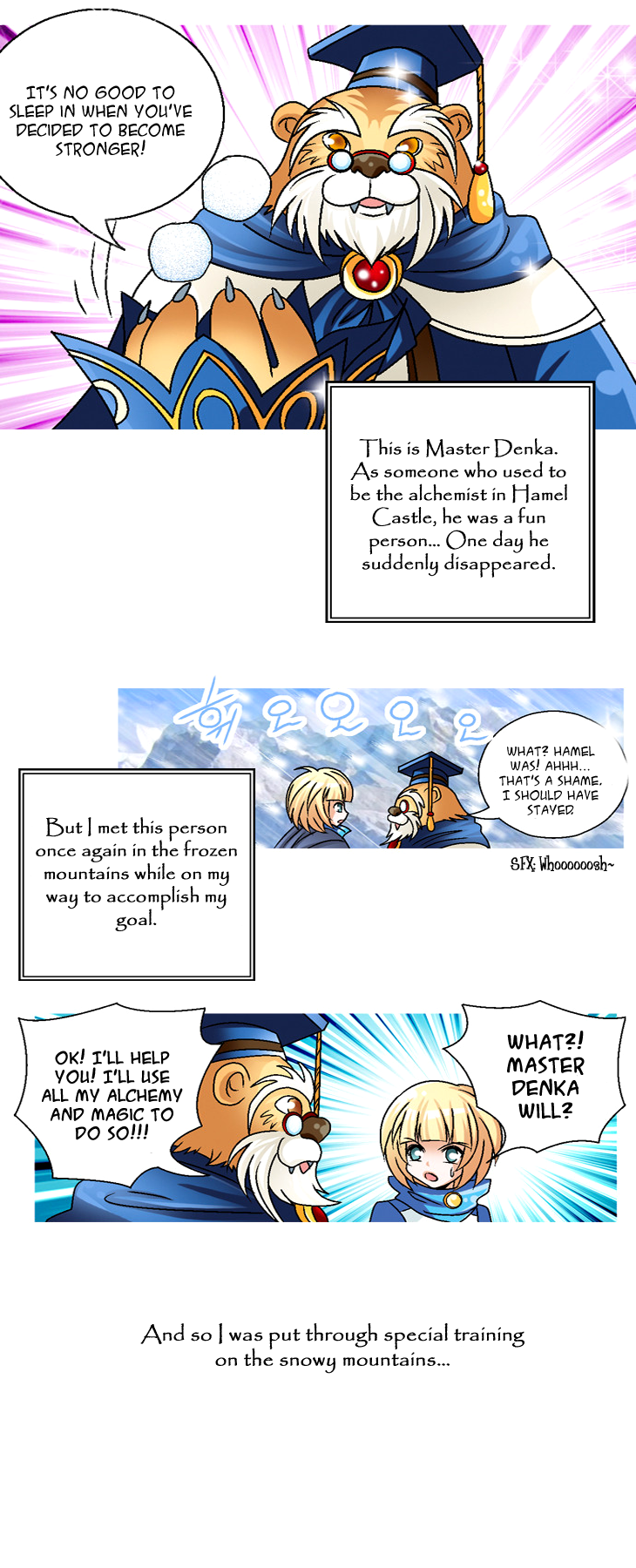 Helios Chronicles Chapter 11.2 page 10 - Chapter 11 v2 : Chung's Story - The Legend of the Shooting Guardian (Part 1)