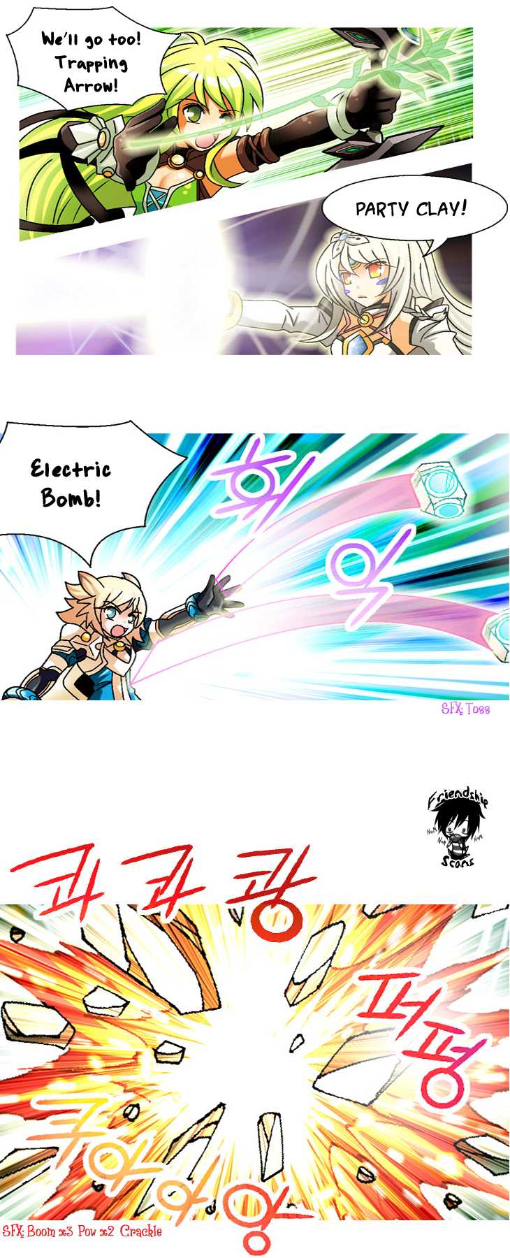 Helios Chronicles Chapter 12.2 page 11 - Chapter 12 v2 : Chung's Story - The Legend of the Shooting Guardian (Part 2) [End]
