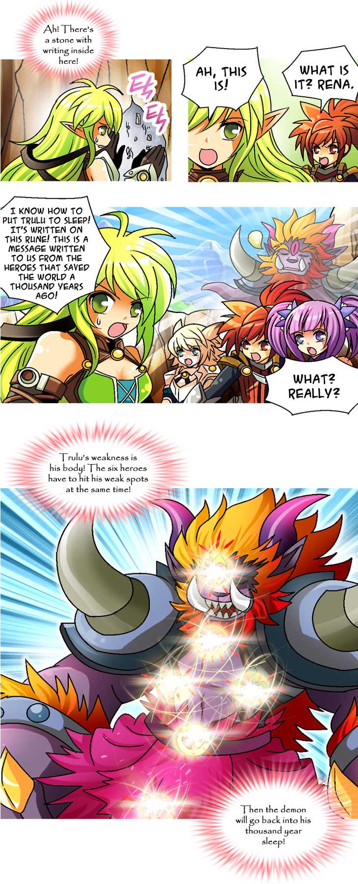Helios Chronicles Chapter 12.2 page 13 - Chapter 12 v2 : Chung's Story - The Legend of the Shooting Guardian (Part 2) [End]