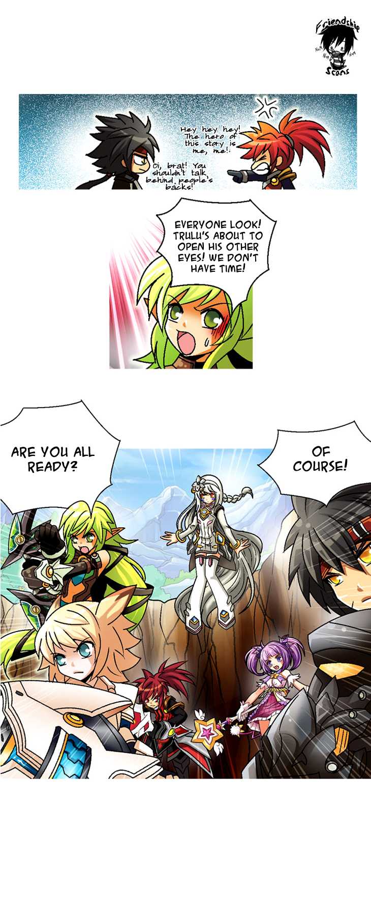 Helios Chronicles Chapter 12.2 page 15 - Chapter 12 v2 : Chung's Story - The Legend of the Shooting Guardian (Part 2) [End]