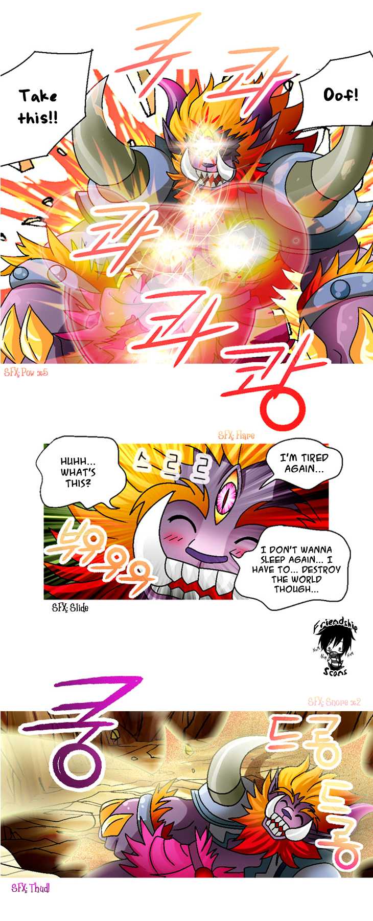 Helios Chronicles Chapter 12.2 page 16 - Chapter 12 v2 : Chung's Story - The Legend of the Shooting Guardian (Part 2) [End]