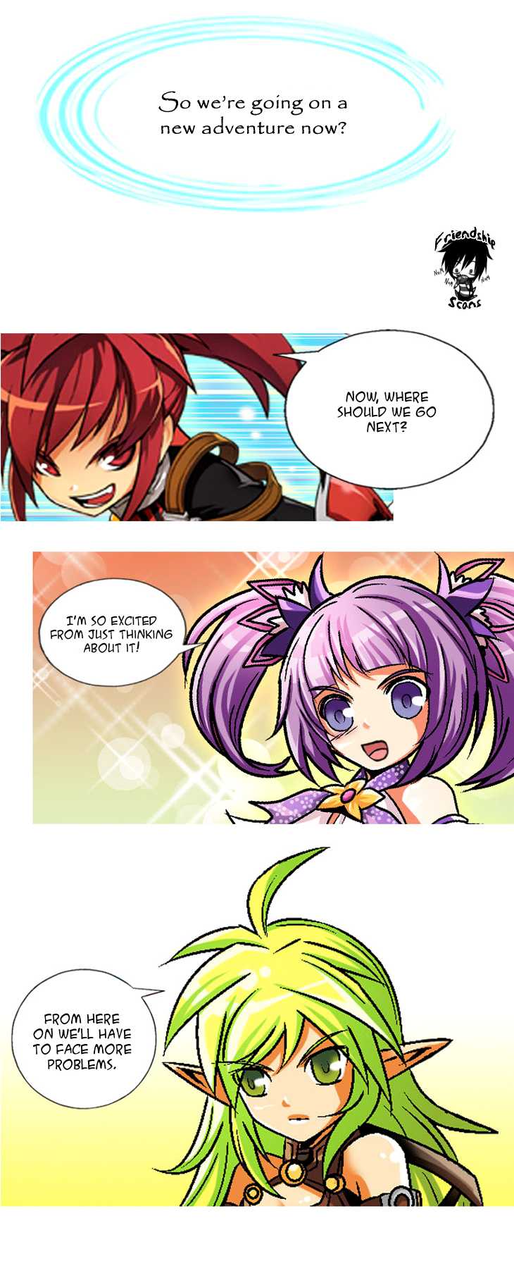 Helios Chronicles Chapter 12.2 page 18 - Chapter 12 v2 : Chung's Story - The Legend of the Shooting Guardian (Part 2) [End]