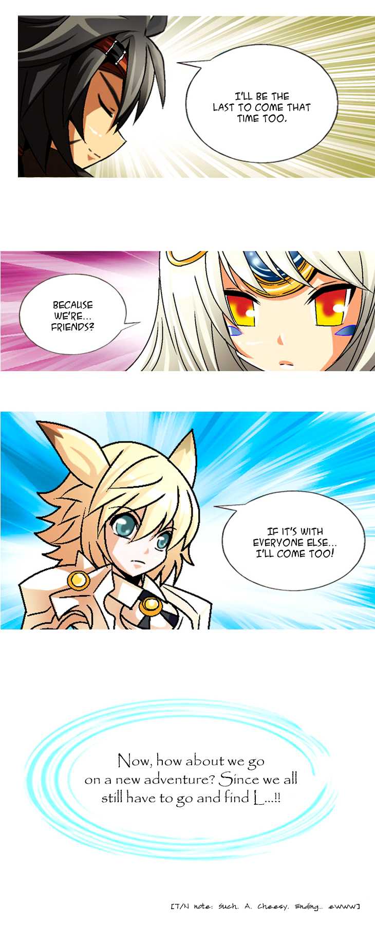 Helios Chronicles Chapter 12.2 page 19 - Chapter 12 v2 : Chung's Story - The Legend of the Shooting Guardian (Part 2) [End]