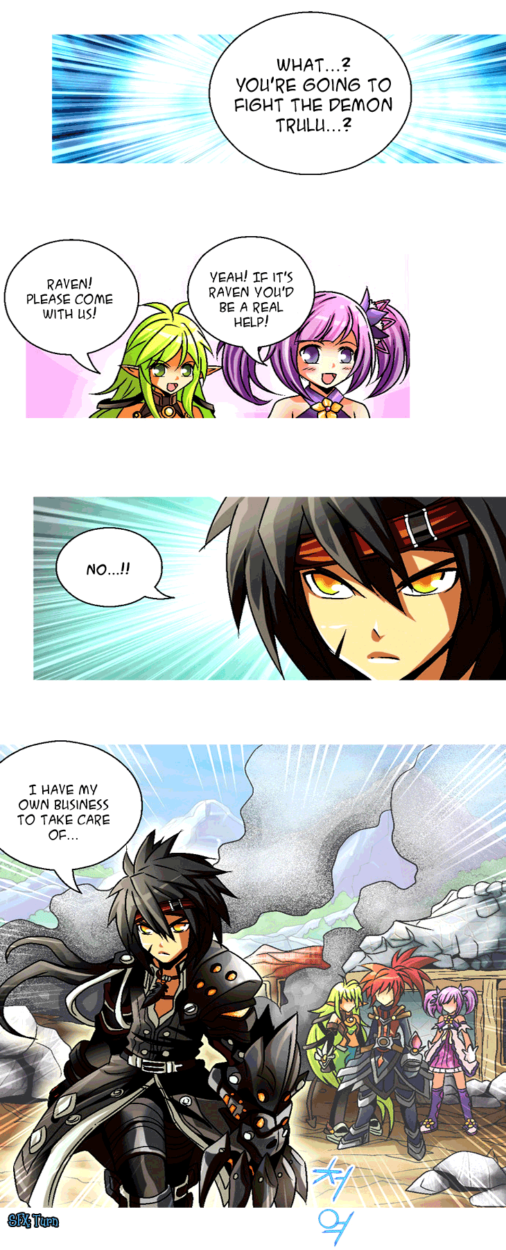 Helios Chronicles Chapter 8.2 page 14 - Chapter 8 v2 : Raven's Story - The Legend of the Weapon Takers (Part 2)