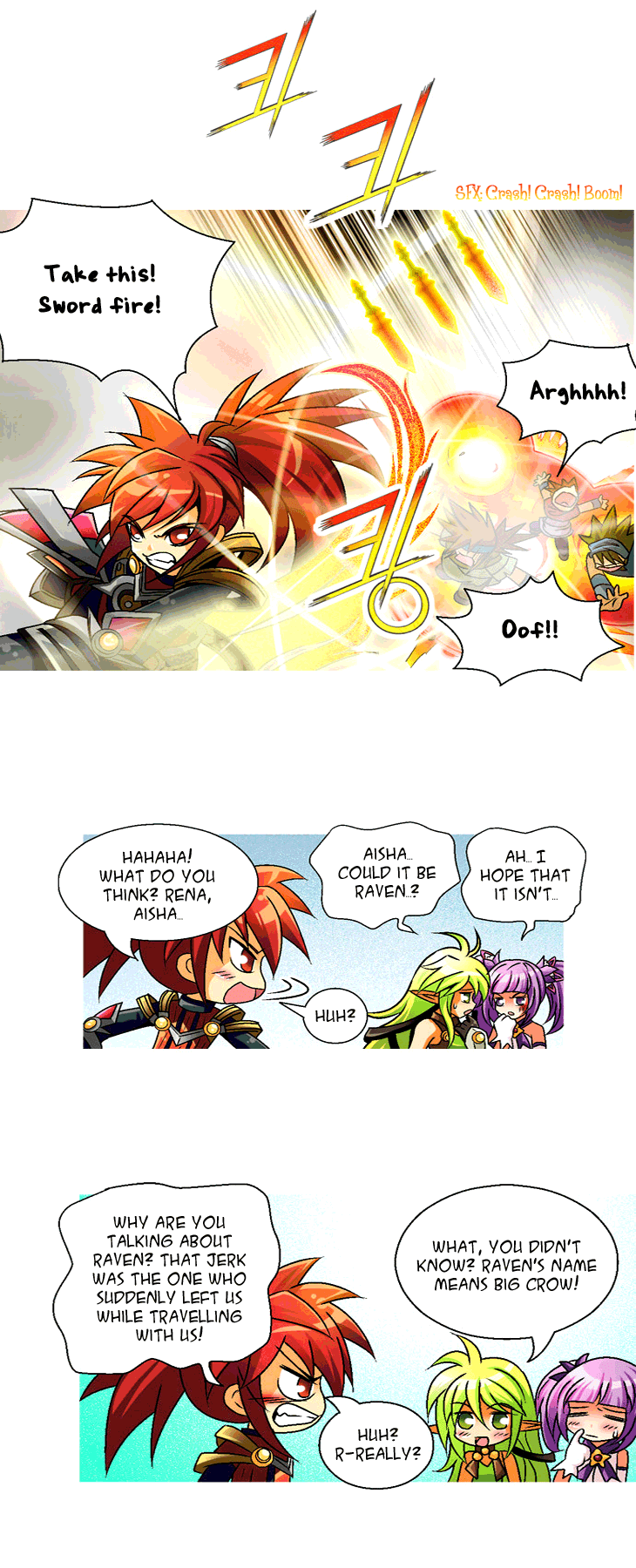 Helios Chronicles Chapter 8.2 page 4 - Chapter 8 v2 : Raven's Story - The Legend of the Weapon Takers (Part 2)