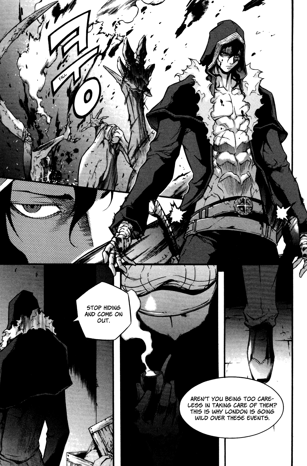Hell Blade Chapter 1.6-2 page 15 - Vol.1 Chapter 6 v2 : Hunters (1)