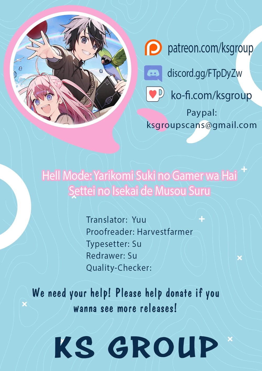 Hell Mode: Yarikomi Suki no Gamer wa Hai Settei no Isekai de Musou Suru Chapter 3 page 1 - Chapter 3