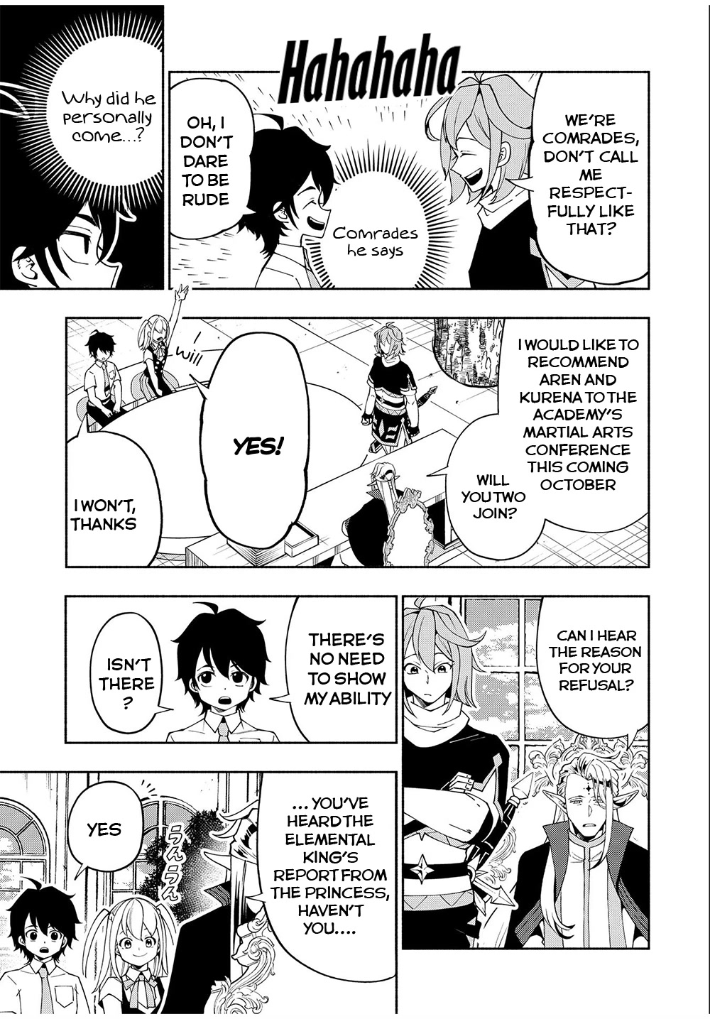 Hell Mode: Yarikomi Suki no Gamer wa Hai Settei no Isekai de Musou Suru Chapter 35 page 18 - Chapter 35: Elemental King's Forecast