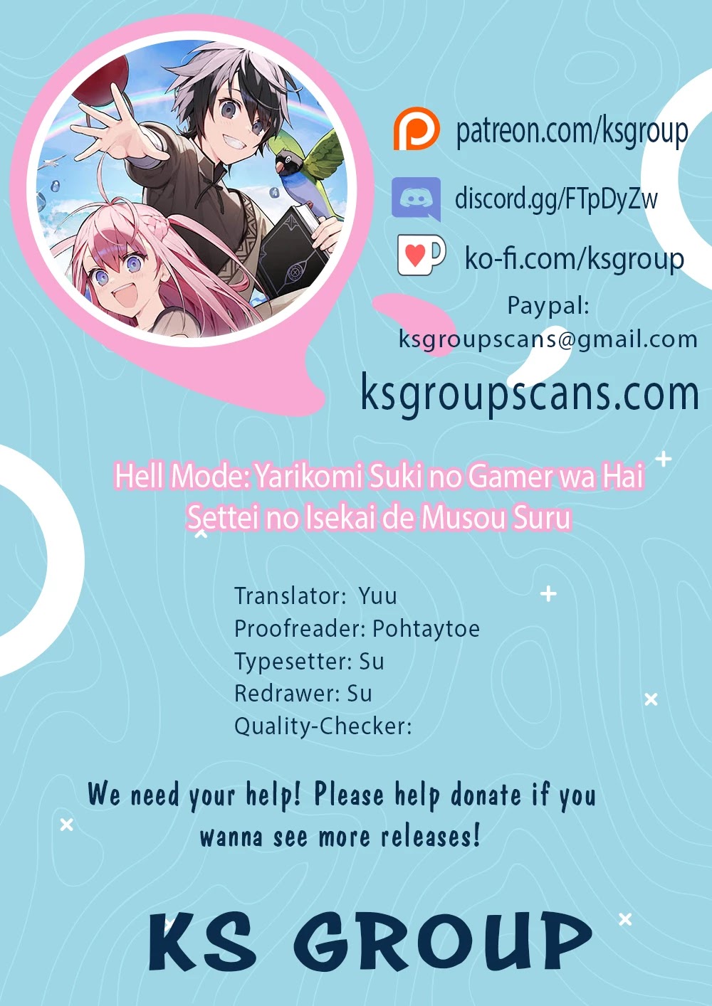 Hell Mode: Yarikomi Suki no Gamer wa Hai Settei no Isekai de Musou Suru Chapter 4 page 1 - Chapter 4