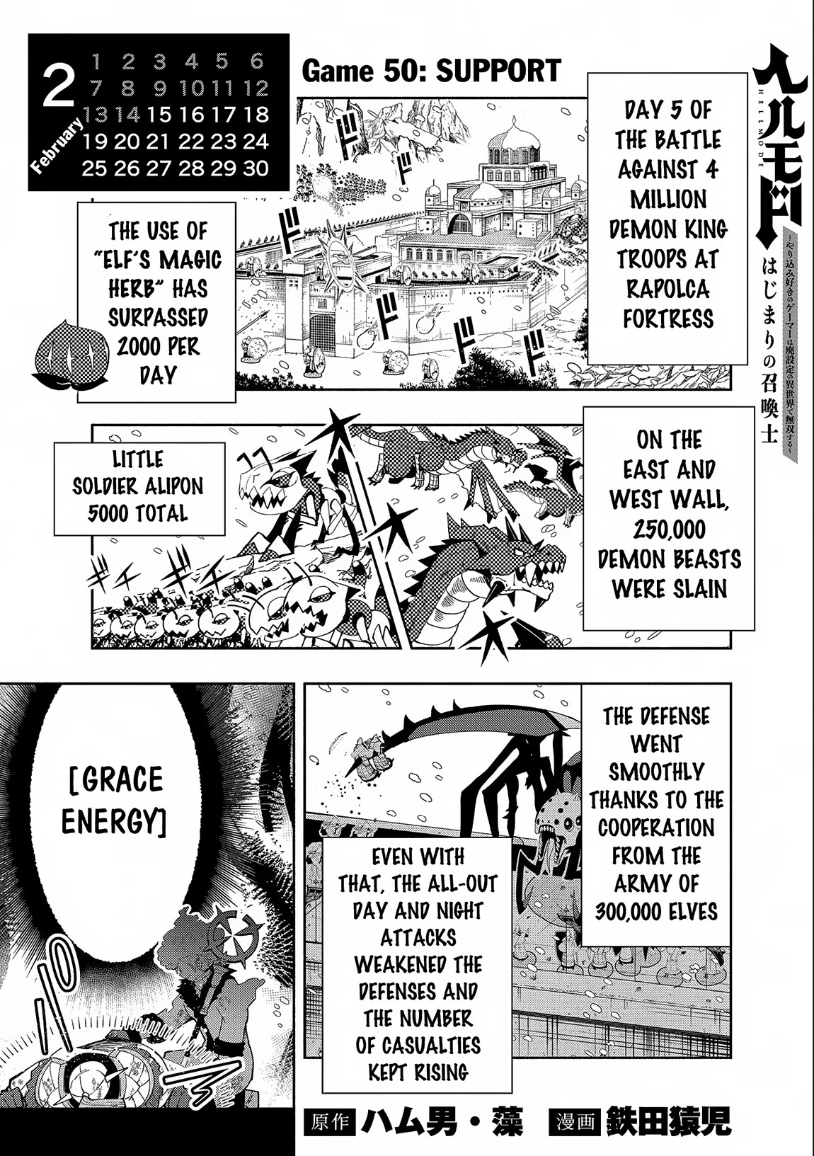 Hell Mode: Yarikomi Suki no Gamer wa Hai Settei no Isekai de Musou Suru Chapter 50 page 2 - Chapter 50