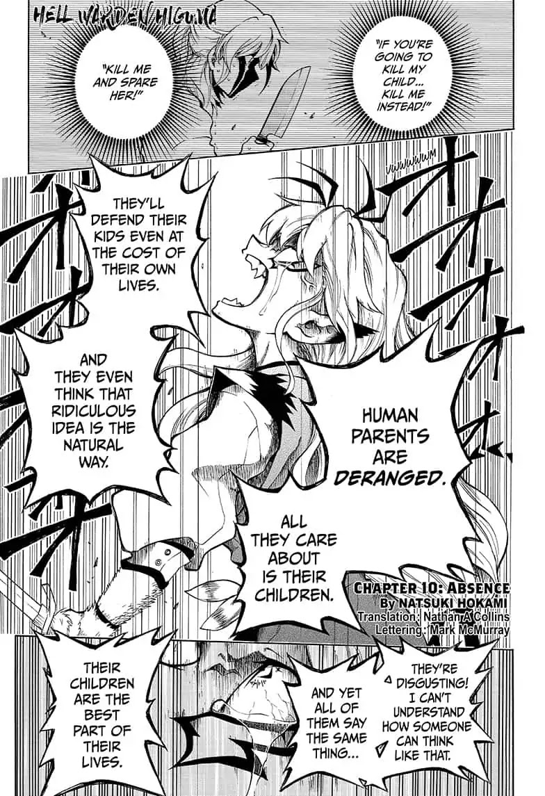 Hell Warden Higuma Chapter 10 page 1 - Chapter 10: Absence