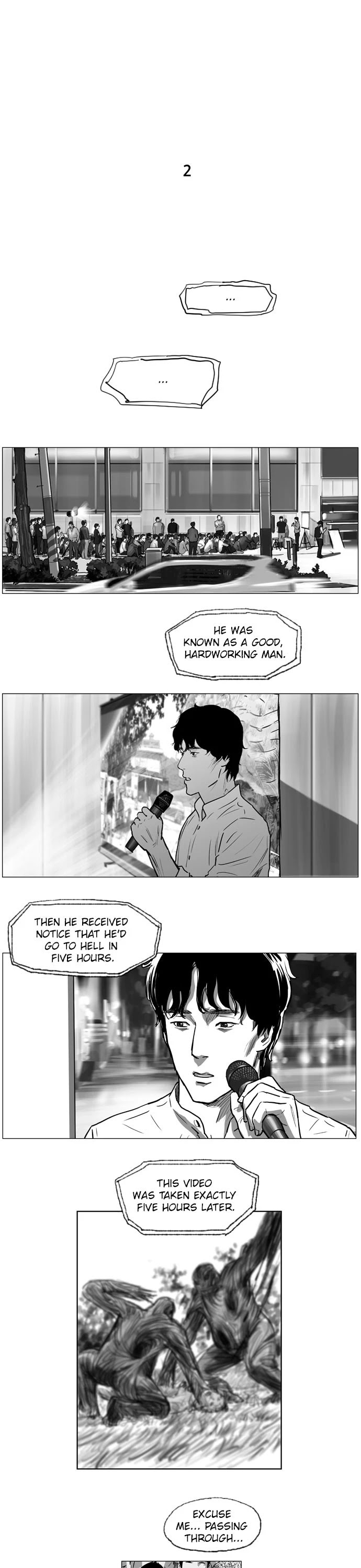 Hellbound Chapter 2 page 1 - Chapter 2: Episode 2