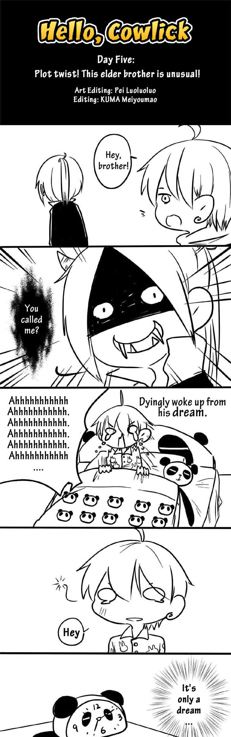 Hello, Cowlick Chapter 5 page 1 - Chapter 5