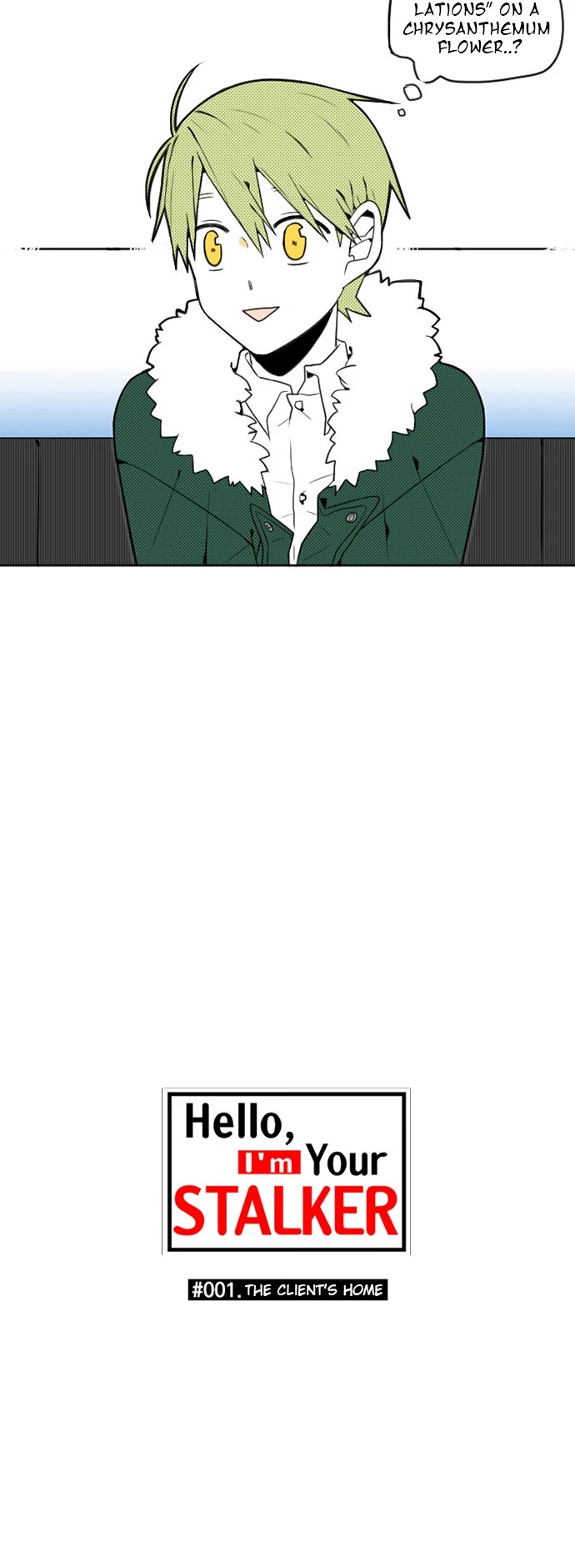 Hello, I'm Your Stalker Chapter 1 page 3 - Chapter 1: The Client's Home