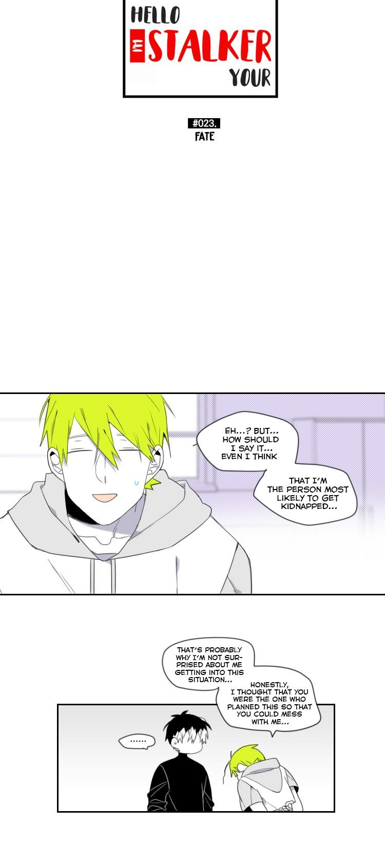 Hello, I'm Your Stalker Chapter 23 page 2 - Chapter 23: Fate